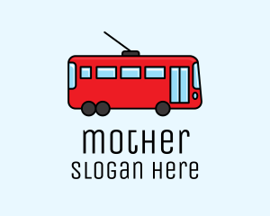 Toy Train - Bus Transportation Transit logo design