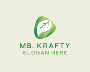 Botanical Leaves Farm Logo