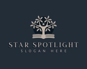 Book Tree Plant logo design