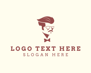 Eyeglasses - Gentleman Grooming Barber logo design