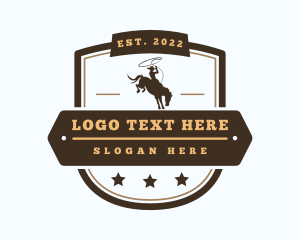 Ranch - Rodeo Western Cowboy logo design