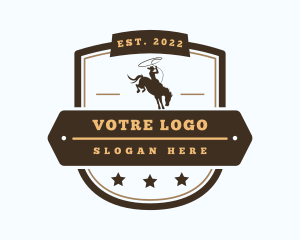 Ranch - Rodeo Western Cowboy logo design