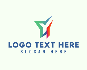 Digital Marketing - Creative Company Letter Y logo design