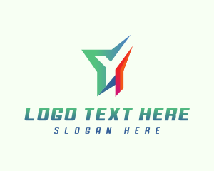 Digital Marketing - Creative Company Letter Y logo design