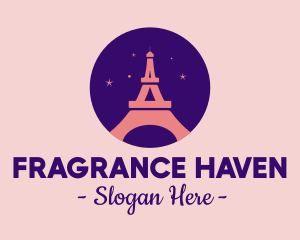 Romantic Paris Night  logo design