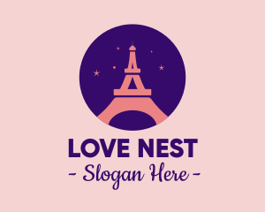 Romantic - Romantic Paris Night logo design