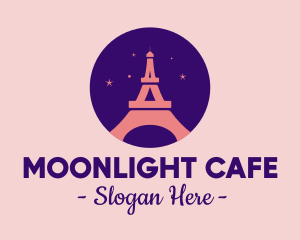 Night - Romantic Paris Night logo design