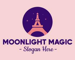 Midnight - Romantic Paris Night logo design