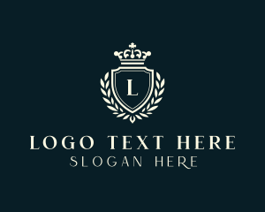 Feminine - Regal Royal Shield logo design