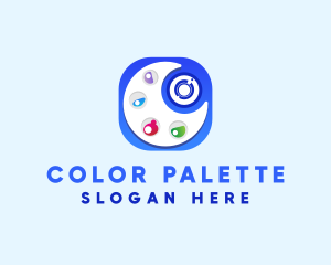 Camera Art Palette App  logo design