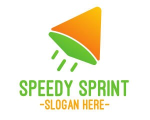 Sprint - Fast Arrow Rocket logo design