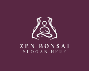 Meditation Yoga Zen logo design