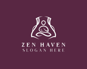 Meditation Yoga Zen logo design