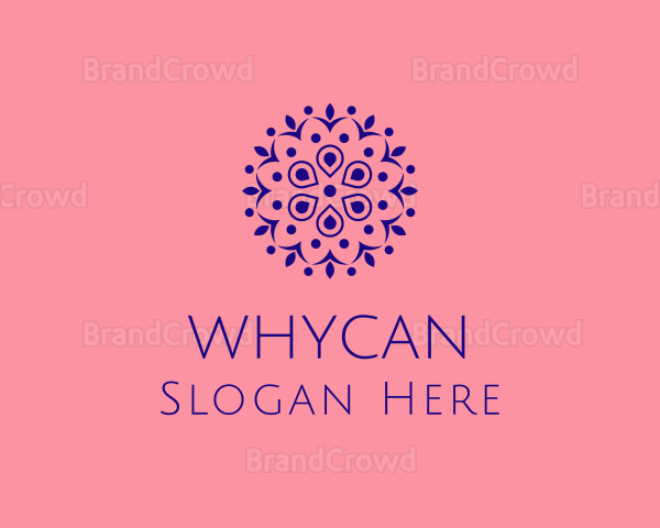 Floral Petals Pattern Logo