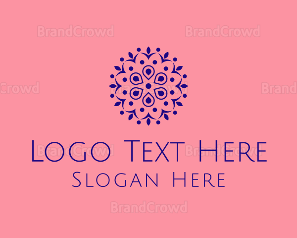 Floral Petals Pattern Logo