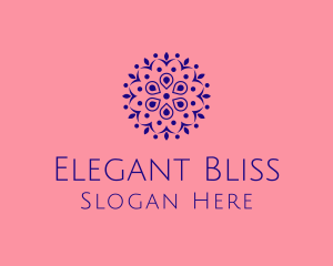 Floral Petals Pattern Logo