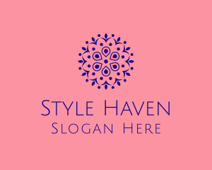 Floral Petals Pattern Logo