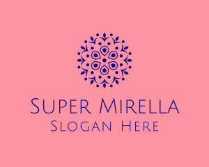 Floral Petals Pattern Logo