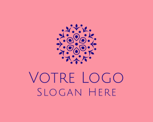 Floral Petals Pattern Logo