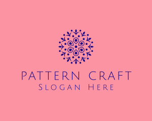 Floral Petals Pattern logo design