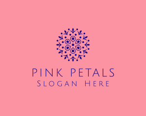 Floral Petals Pattern logo design