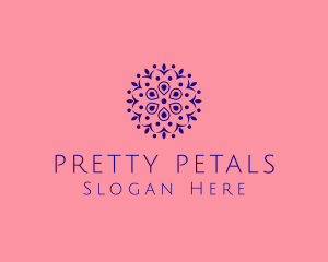 Floral Petals Pattern logo design