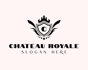 Royal Crest Shield logo design