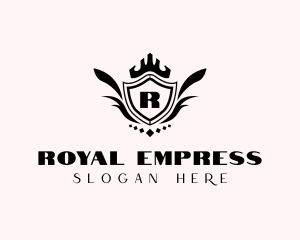 Royal Crest Shield logo design