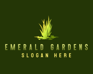 Grass Garden Maintenance logo design