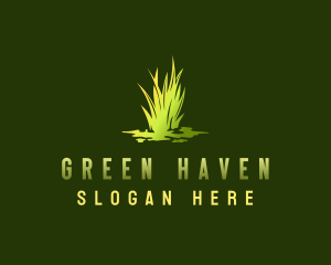 Grass Garden Maintenance logo design