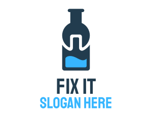 Water Bottle Fix logo design