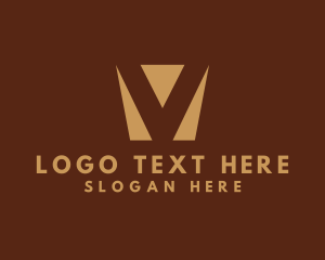 Advisory - Generic Company Letter V logo design