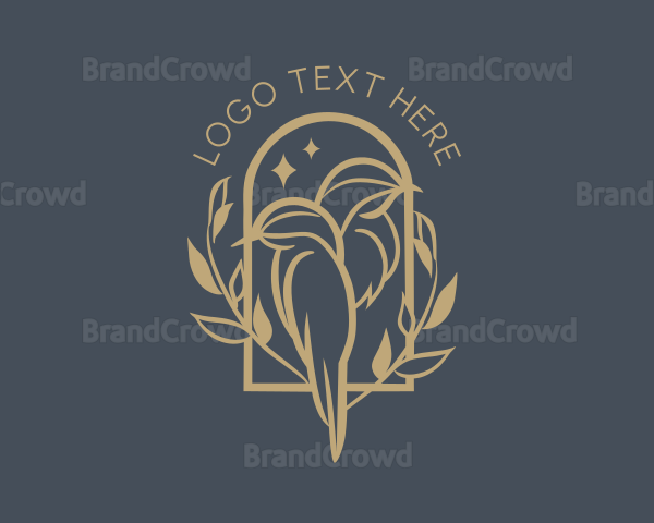 Luxury Gold Birds Logo