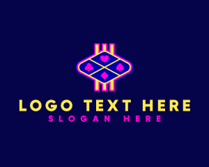 Vegas - Casino Neon Signage logo design
