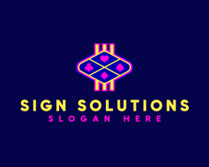 Signage - Casino Neon Signage logo design