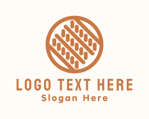 Fibre - Textile Thread Handicraft logo design