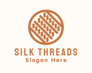 Weaving - Textile Thread Handicraft logo design