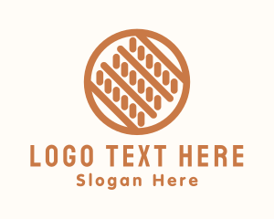 Jute - Textile Thread Handicraft logo design