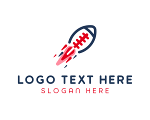 League - Football Sports Rocket logo design