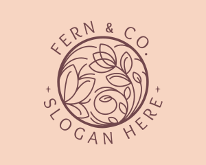 Fern - Garden Ornaments Circle logo design