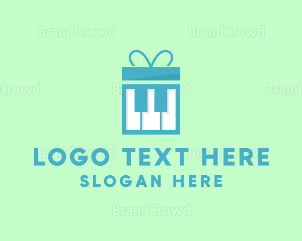 Piano Gift Box Logo