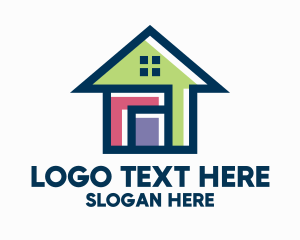 Kindergarten - Simple Small Housing logo design