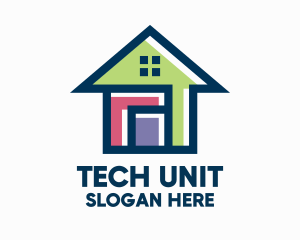 Unit - Simple Small Housing logo design