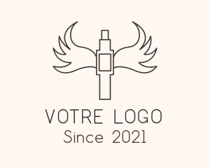 Vape - Vape Pod Wings logo design