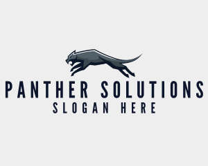 Panther - Wild Panther Feline logo design