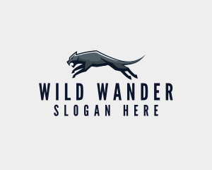 Wild Panther Feline logo design