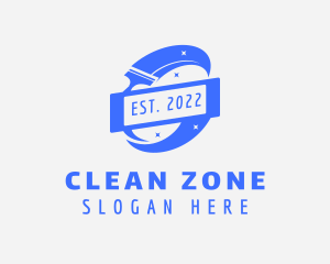 Sanitary - Squeegee Sanitary Cleaner logo design