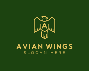 Eagle Wings Agency logo design
