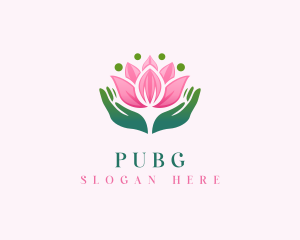 Botanical - Lotus Spa Therapy logo design