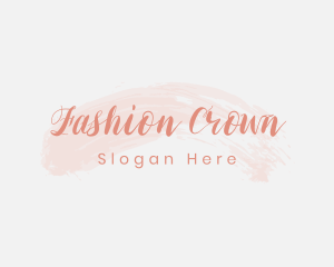 Feminine Fashion Company logo design